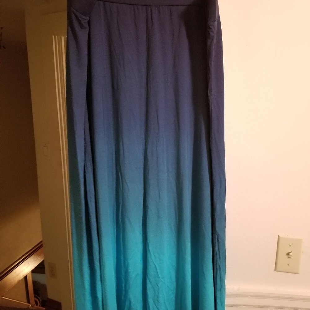 Lane Bryant ombre maxi skirt